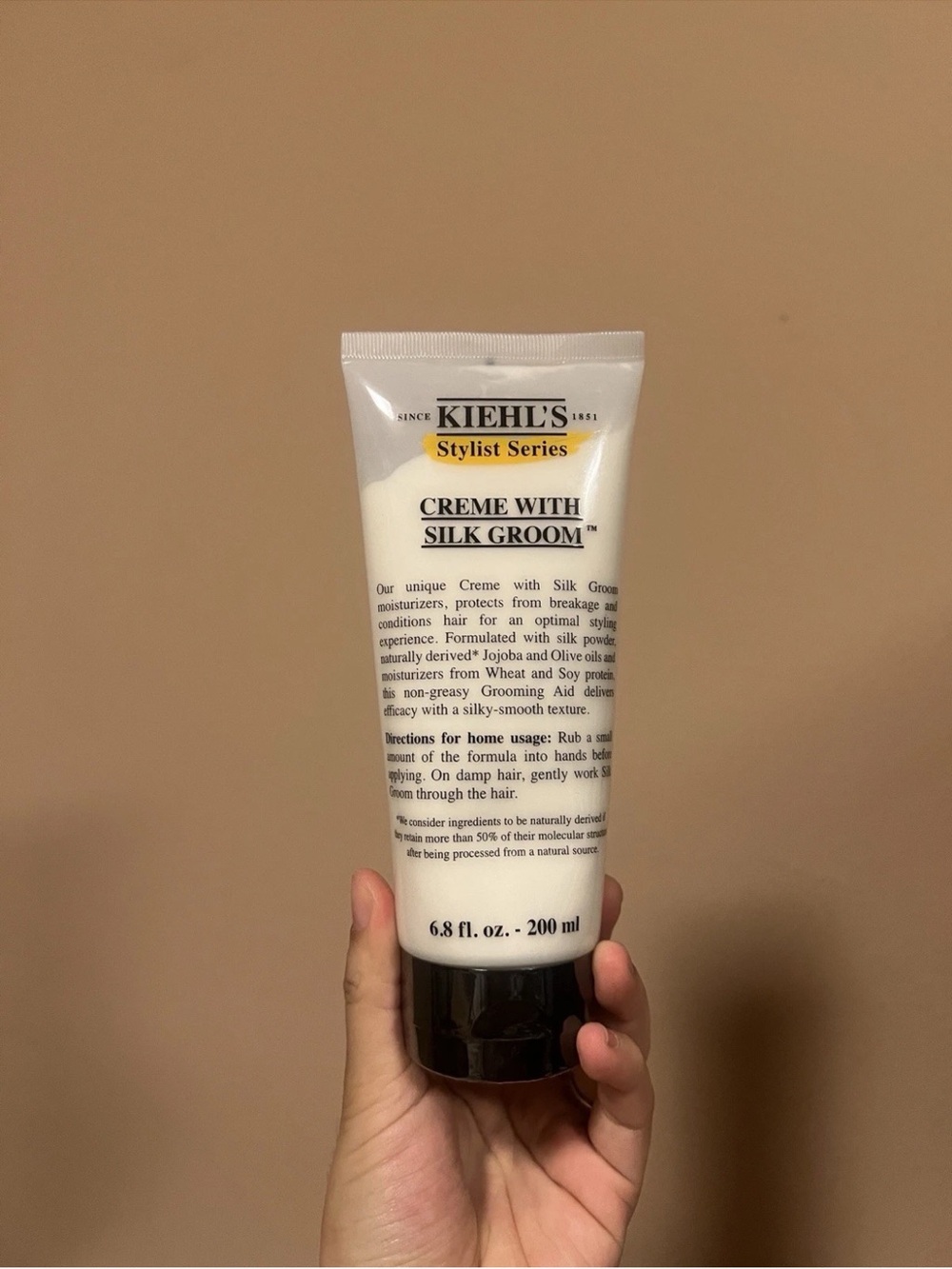 Kiehl's Stylist Series Creme with Silk Groom Hair Cream 6.8 oz NEW AND SEALED